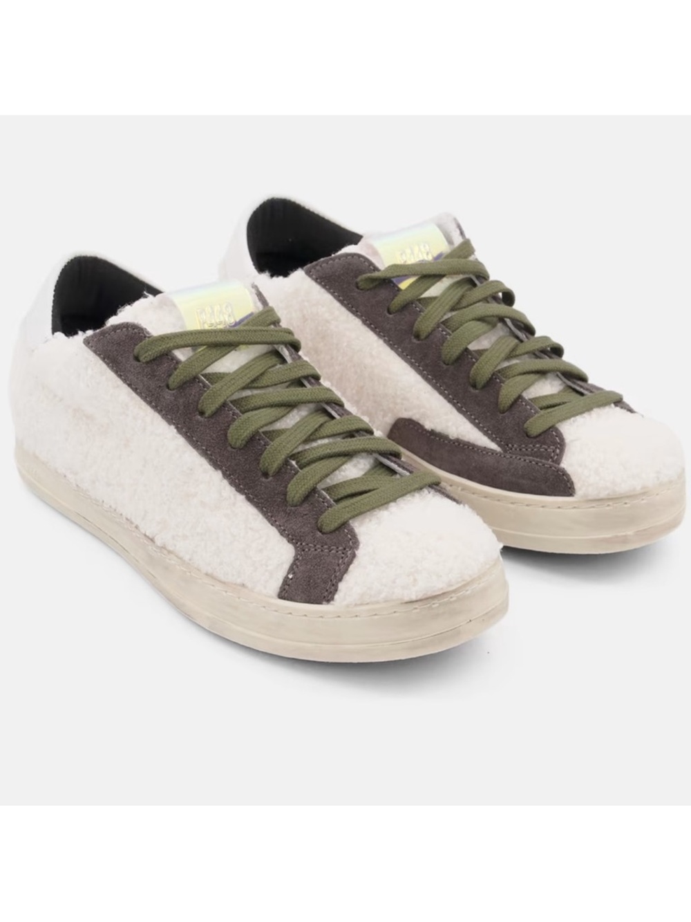 P448 John Faux Shearling Suede Sneakers